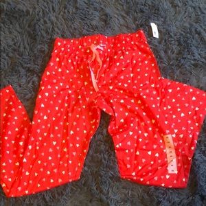 Heart pajama pants